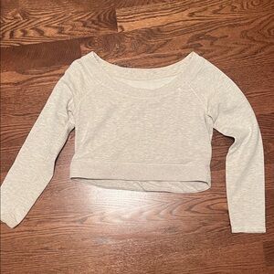 lululemon athletica Light Gray Sweatshirt